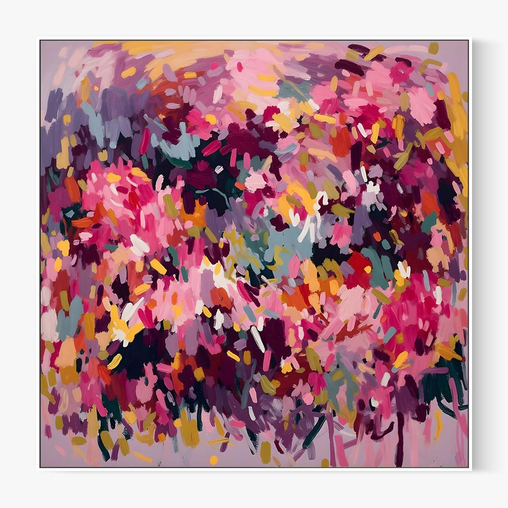 Vibrant Floral Abstract-by-Edie-wall-art-print-canvas-poster-framed-Gioia