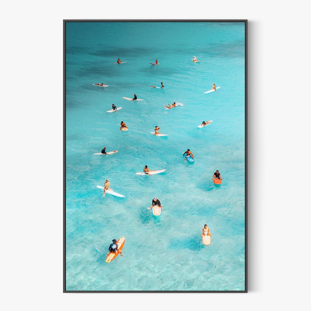 Waiting For Waves-by-Gal Pittel-wall-art-print-canvas-poster-framed-Gioia