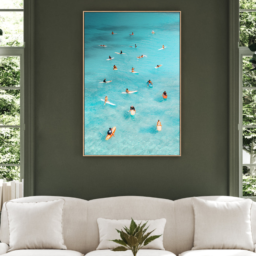 Waiting For Waves-by-Gal Pittel-wall-art-print-canvas-poster-framed-Gioia