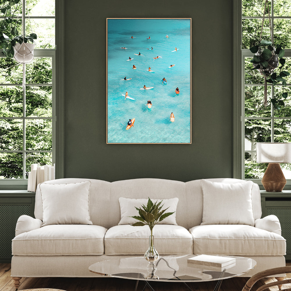 Waiting For Waves-by-Gal Pittel-wall-art-print-canvas-poster-framed-Gioia