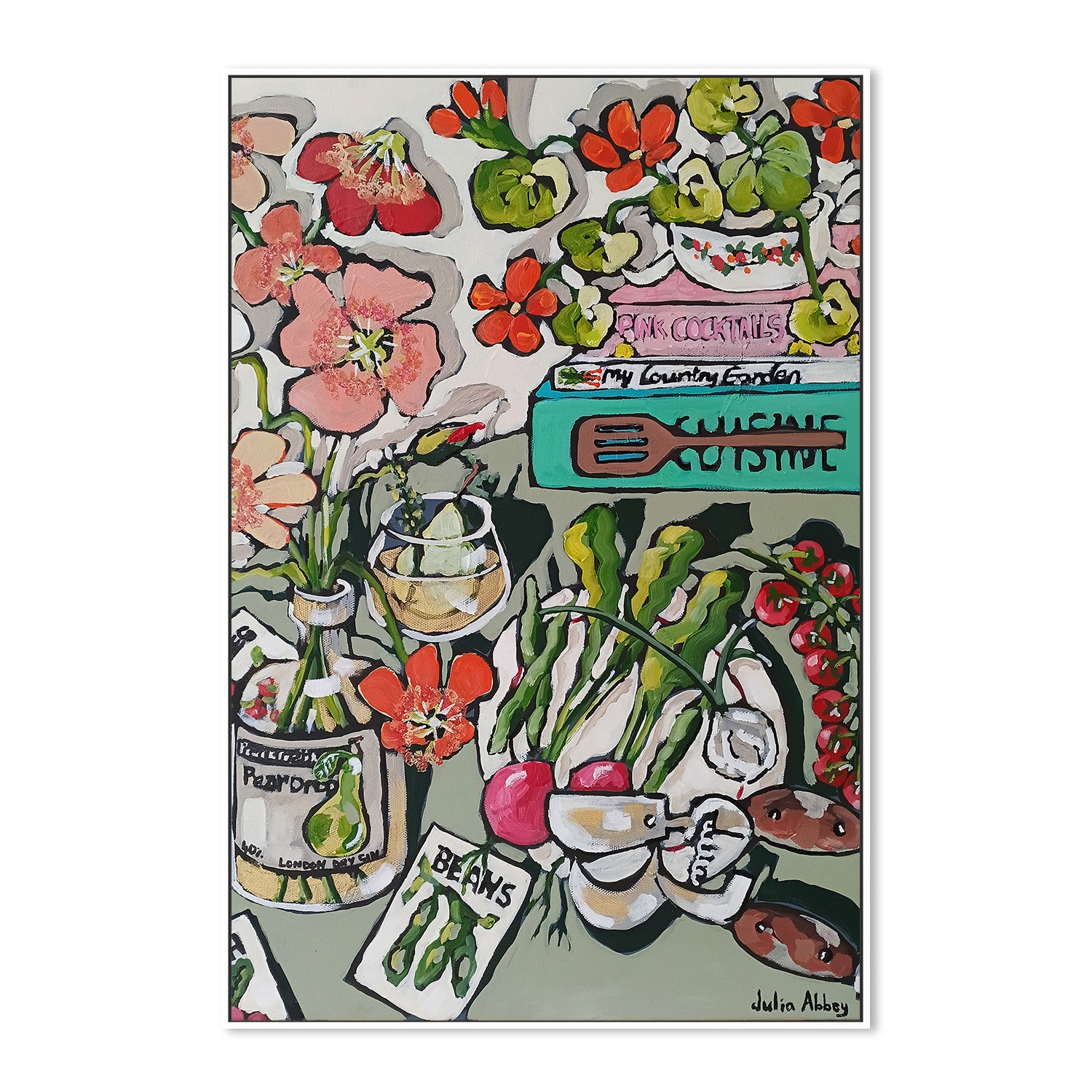 wall-art-print-canvas-poster-framed-A Country Table-5