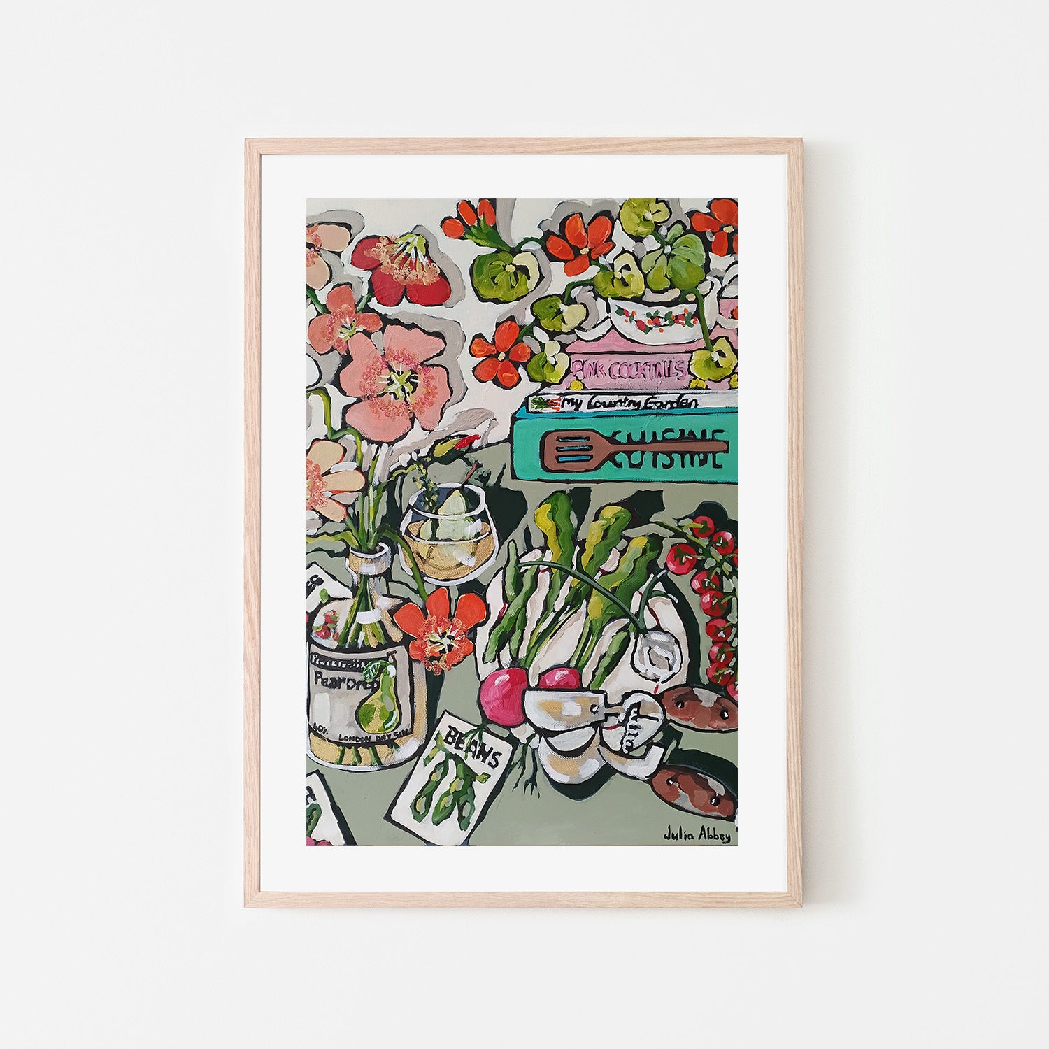 wall-art-print-canvas-poster-framed-A Country Table-6