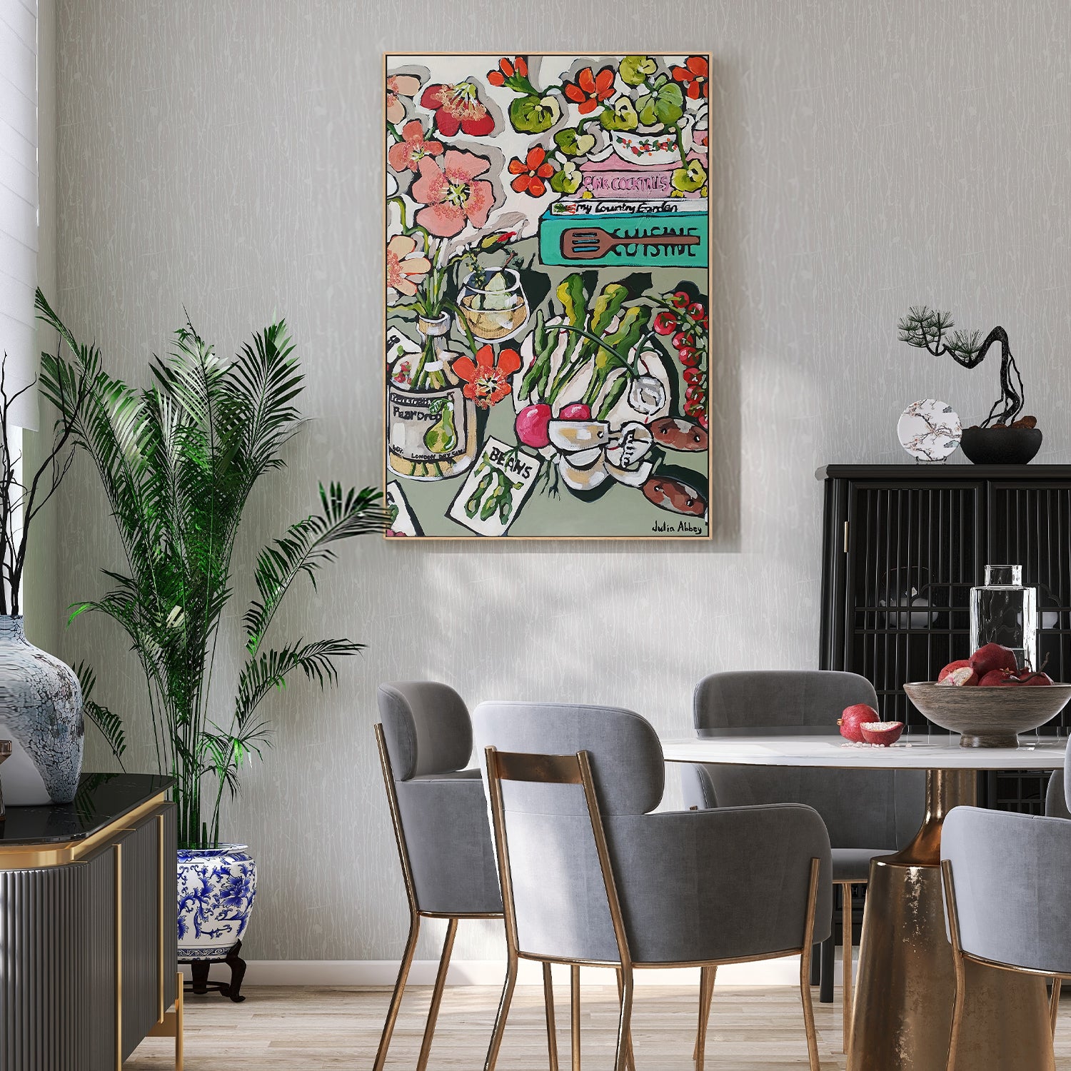 wall-art-print-canvas-poster-framed-A Country Table-7