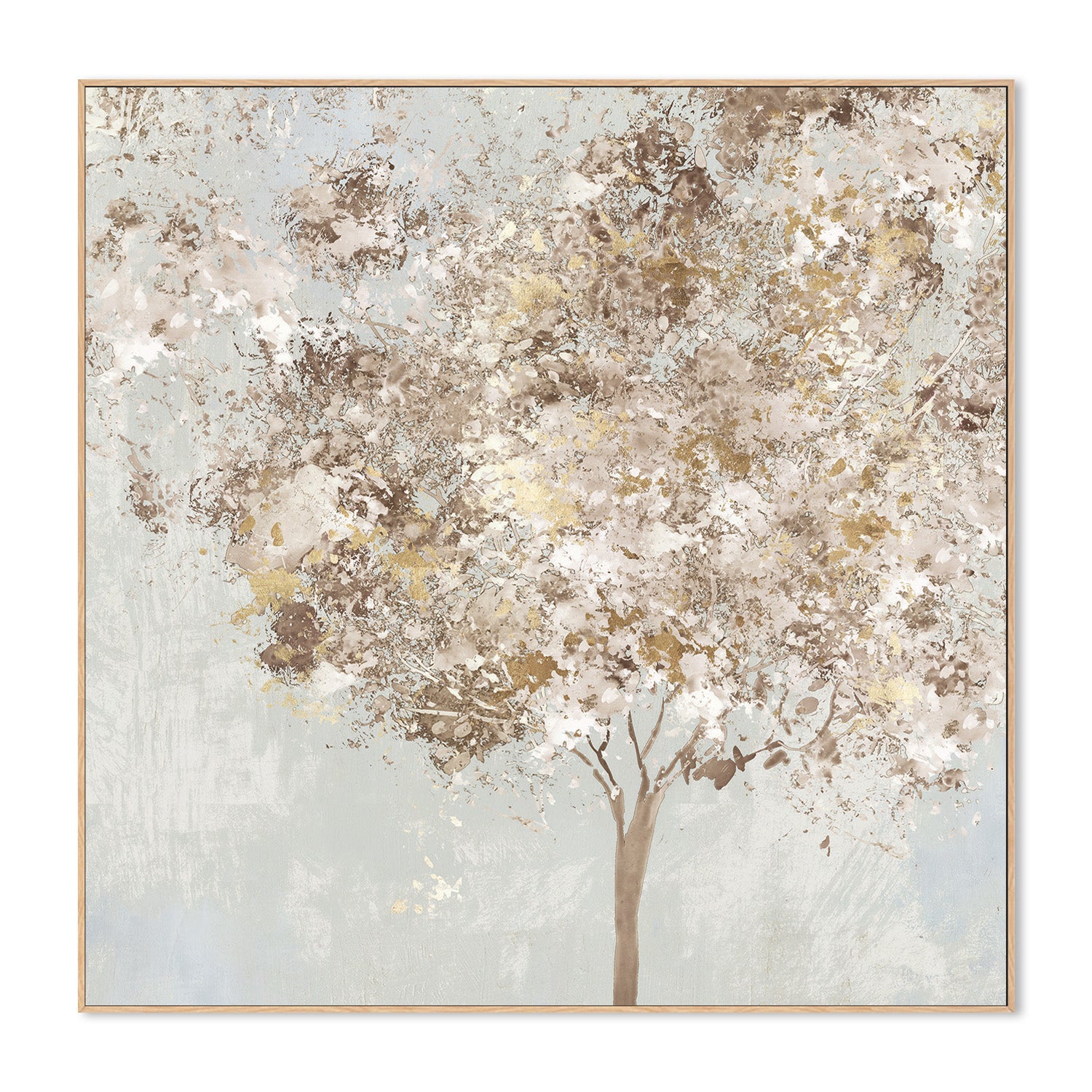 wall-art-print-canvas-poster-framed-A Golden Shimmering Tree-4