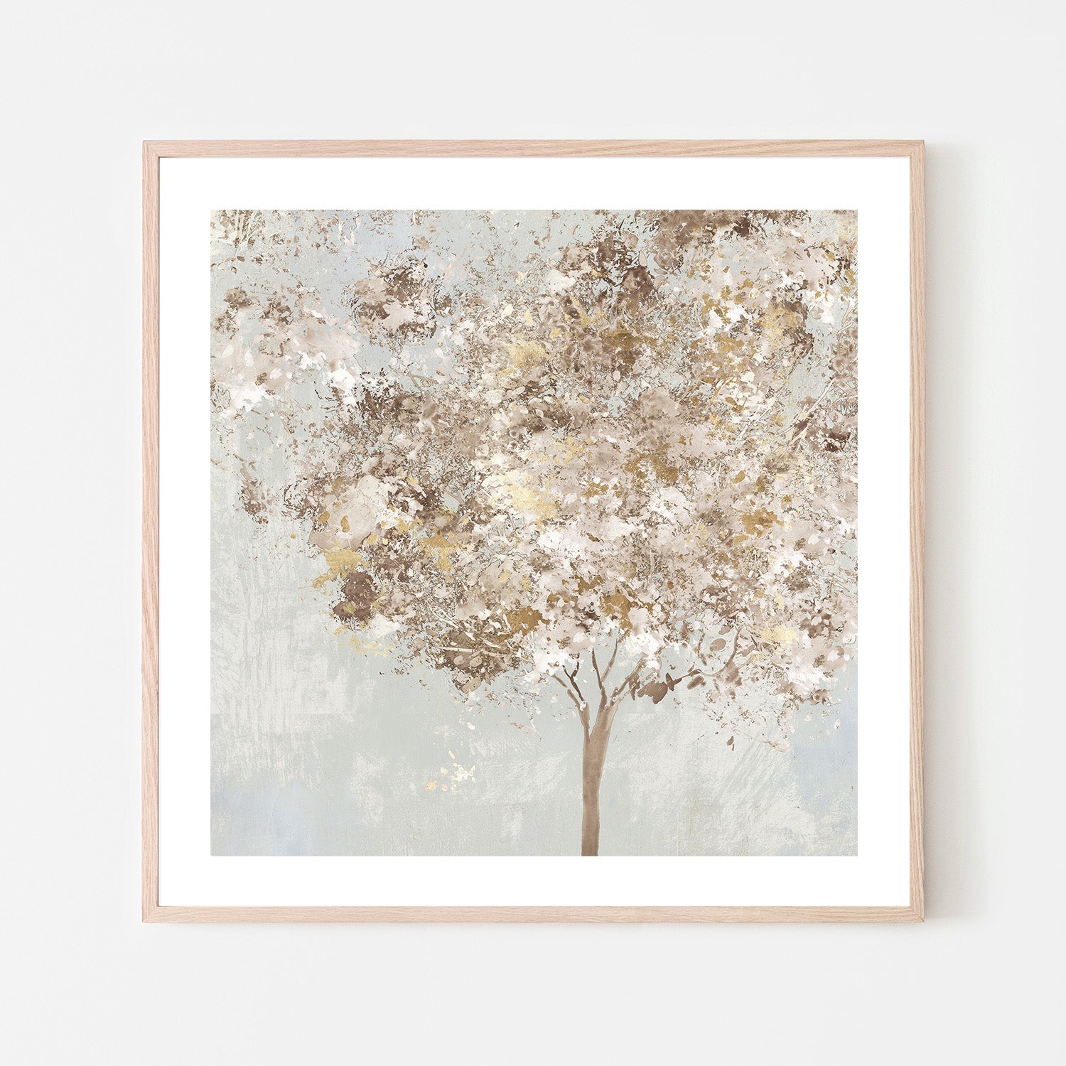 wall-art-print-canvas-poster-framed-A Golden Shimmering Tree-6