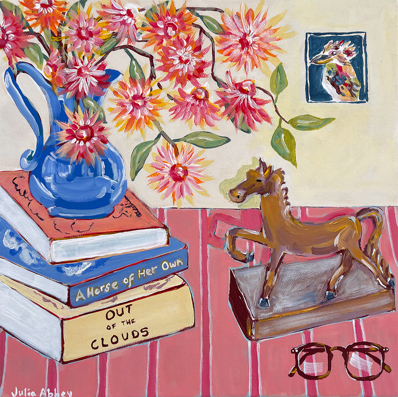 wall-art-print-canvas-poster-framed-A Horse Of Her Own , By Julia Abbey-1