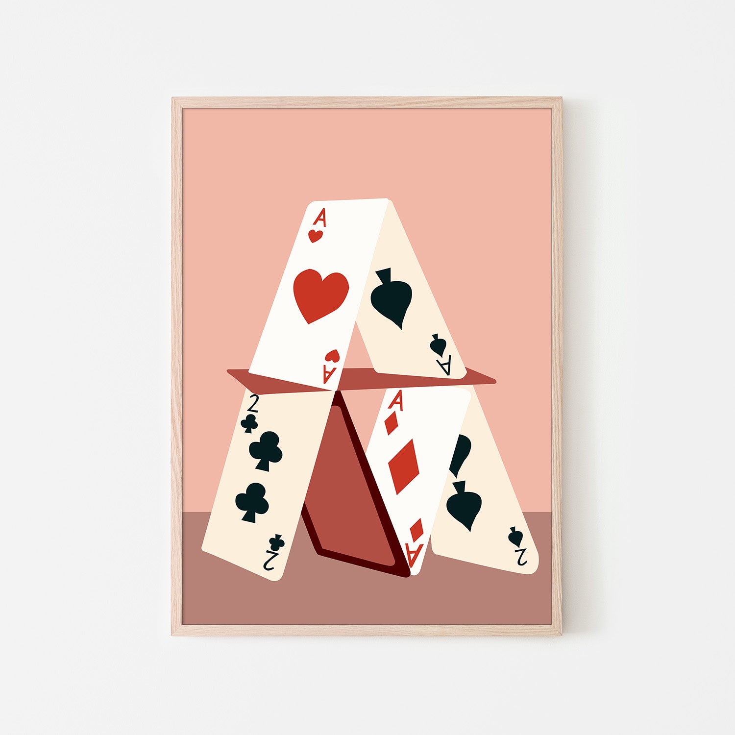 wall-art-print-canvas-poster-framed-A House Made of Cards-6