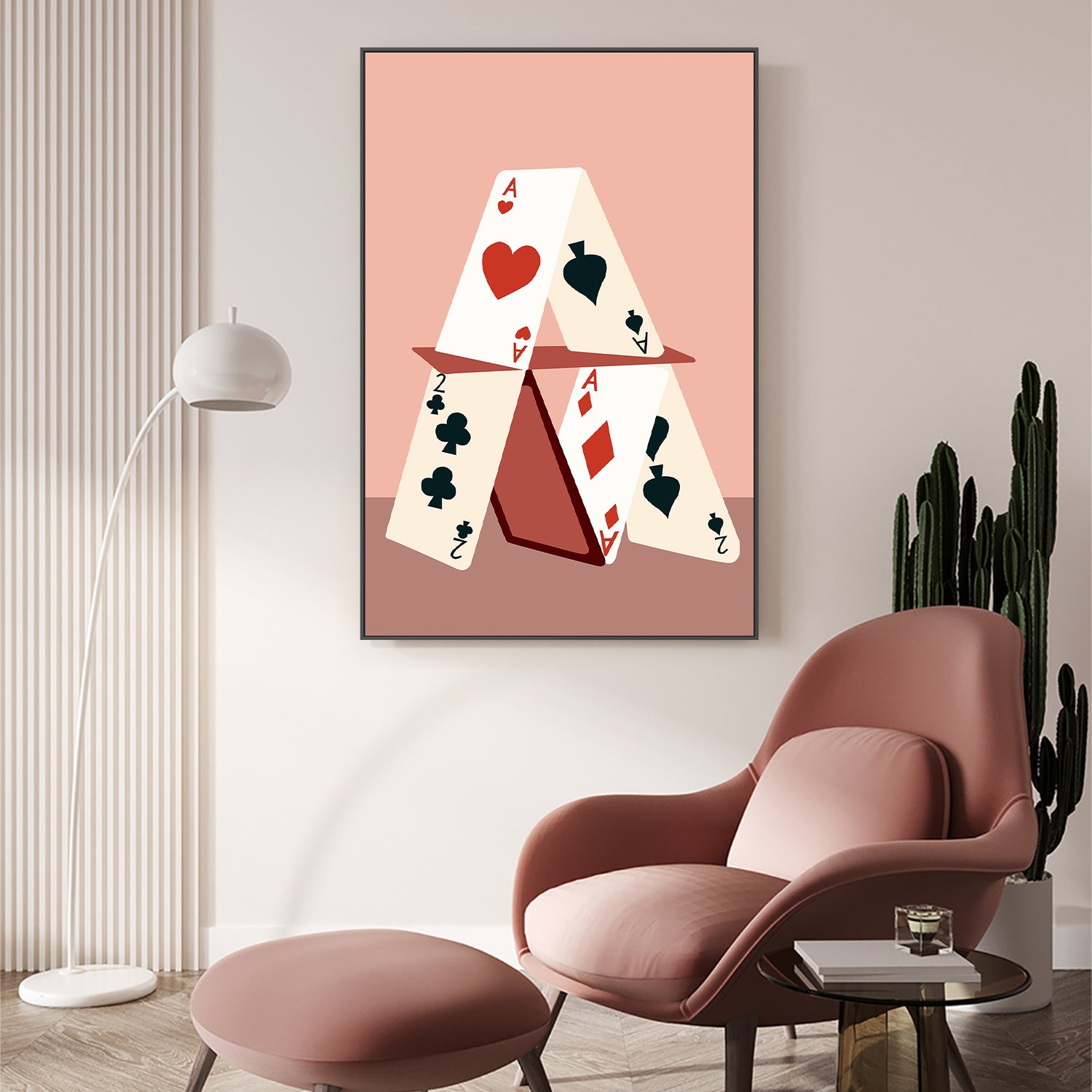 wall-art-print-canvas-poster-framed-A House Made of Cards-8