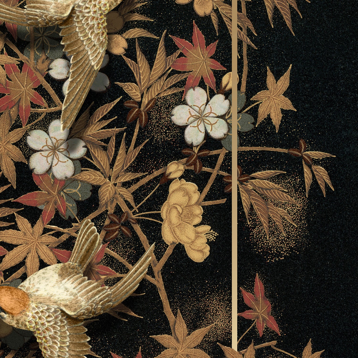 wall-art-print-canvas-poster-framed-A Japanese Autumn Collage-11