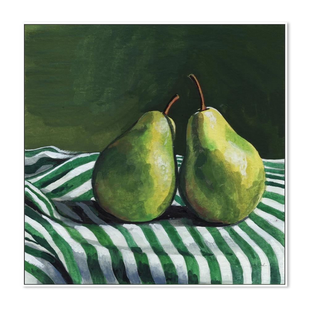 wall-art-print-canvas-poster-framed-A Pair of Pears On Tablecloth-5
