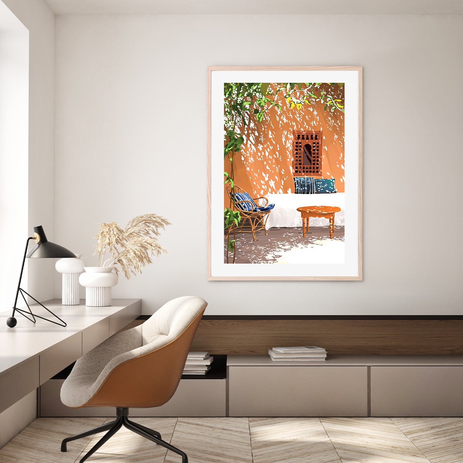 wall-art-print-canvas-poster-framed-A Relaxed Afternoon-9