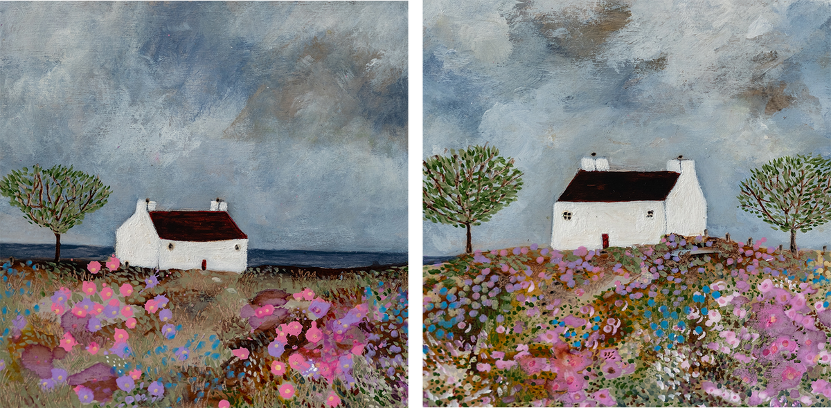 A Splash Of Colour & Secrets Of A Summer Meadow , Set Of 2 , By Louise