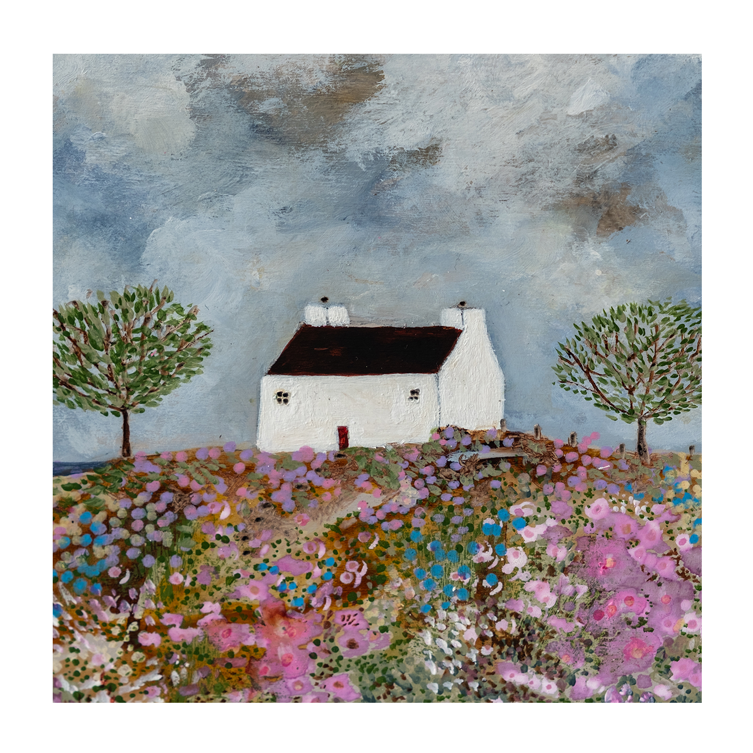 wall-art-print-canvas-poster-framed-A Splash Of Colour & Secrets Of A Summer Meadow , Set Of 2 , By Louise O'Hara-10