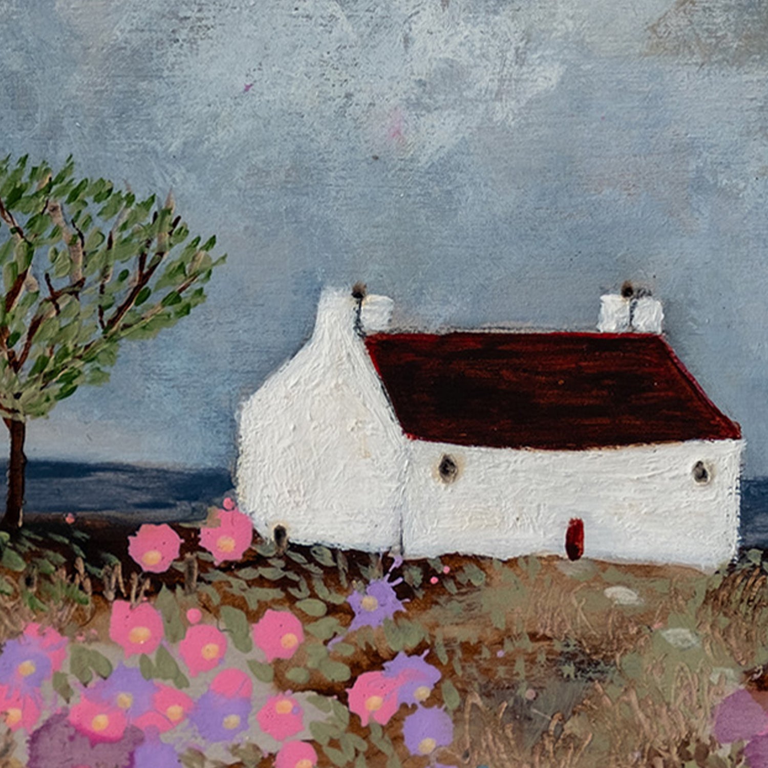 wall-art-print-canvas-poster-framed-A Splash Of Colour & Secrets Of A Summer Meadow , Set Of 2 , By Louise O'Hara-9