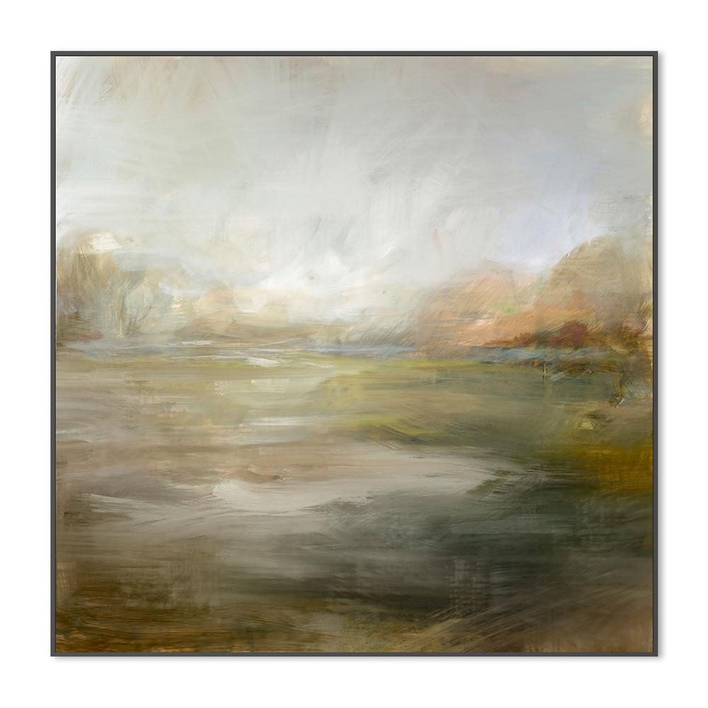 wall-art-print-canvas-poster-framed-A Tranquil Misty Lake-3