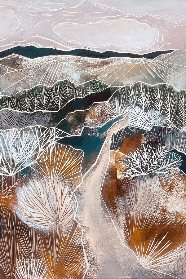 wall-art-print-canvas-poster-framed-A Winter Walk-1