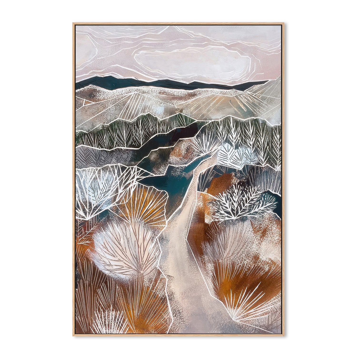 wall-art-print-canvas-poster-framed-A Winter Walk-4