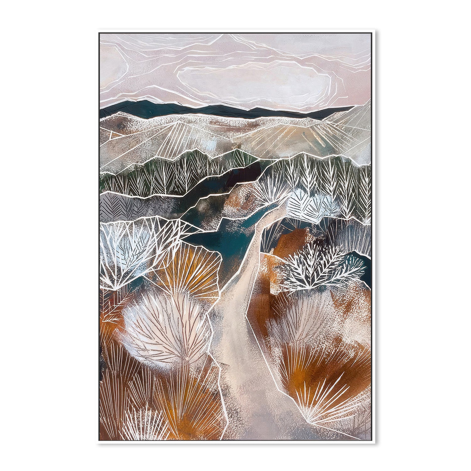 wall-art-print-canvas-poster-framed-A Winter Walk-5