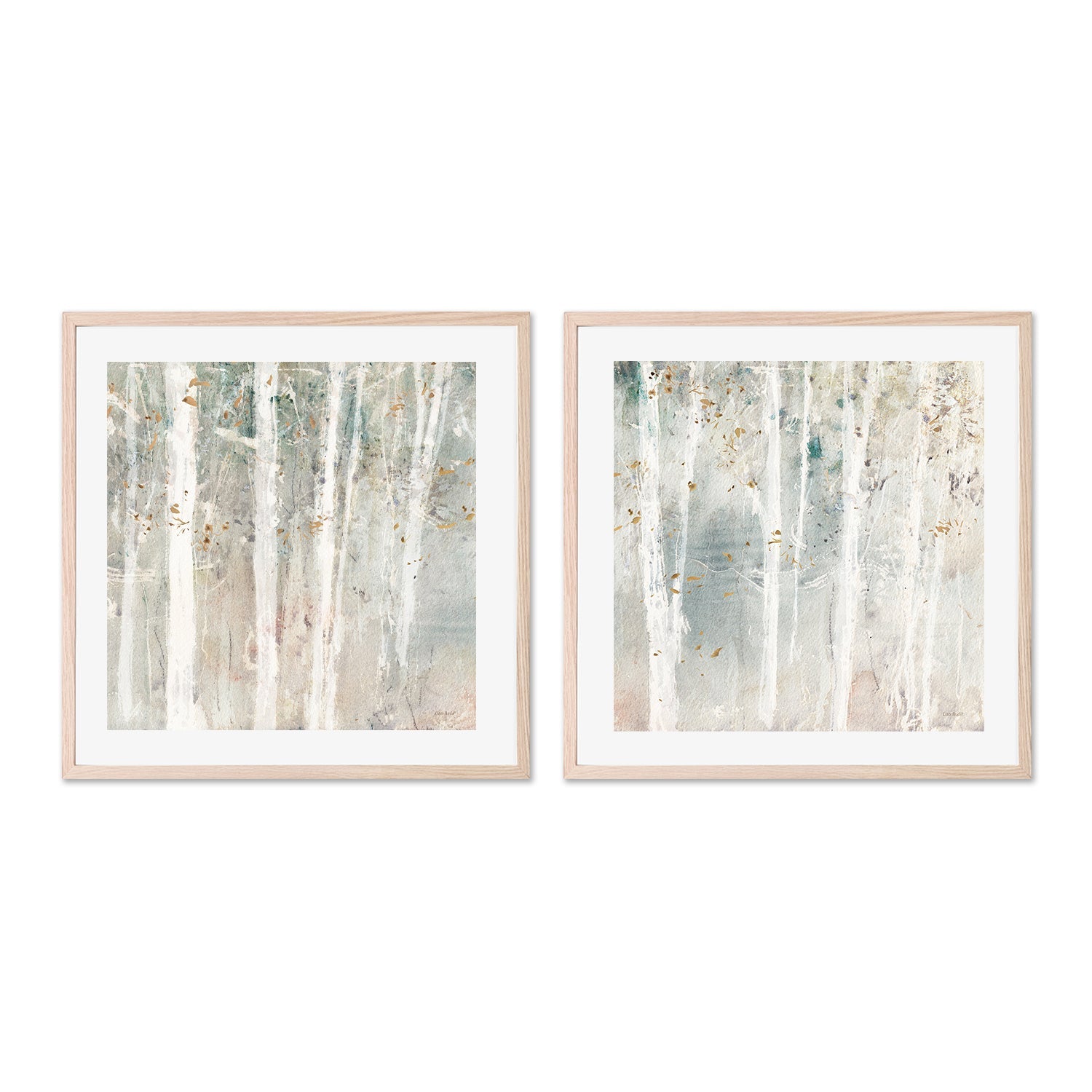 wall-art-print-canvas-poster-framed-A Woodland Walk, Style A & B, Set Of 2 , By Lisa Audit-GIOIA-WALL-ART