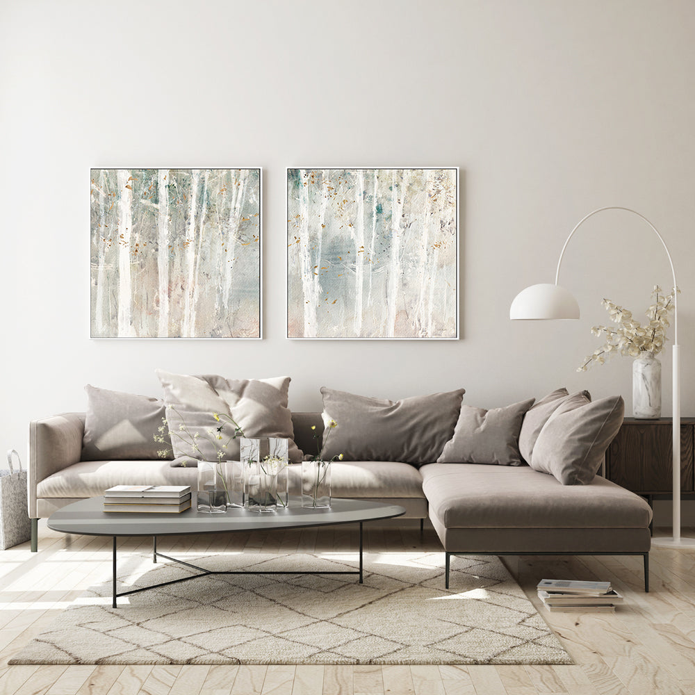 wall-art-print-canvas-poster-framed-A Woodland Walk, Style A & B, Set Of 2 , By Lisa Audit-GIOIA-WALL-ART