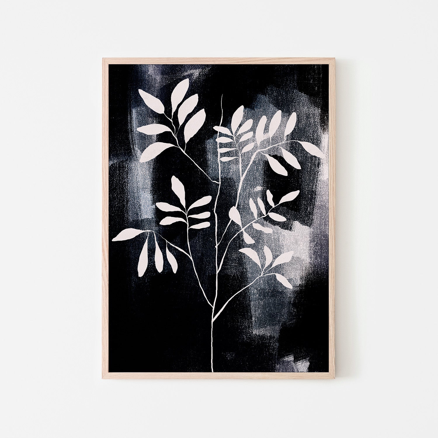 wall-art-print-canvas-poster-framed-Abstact Plant 07-6