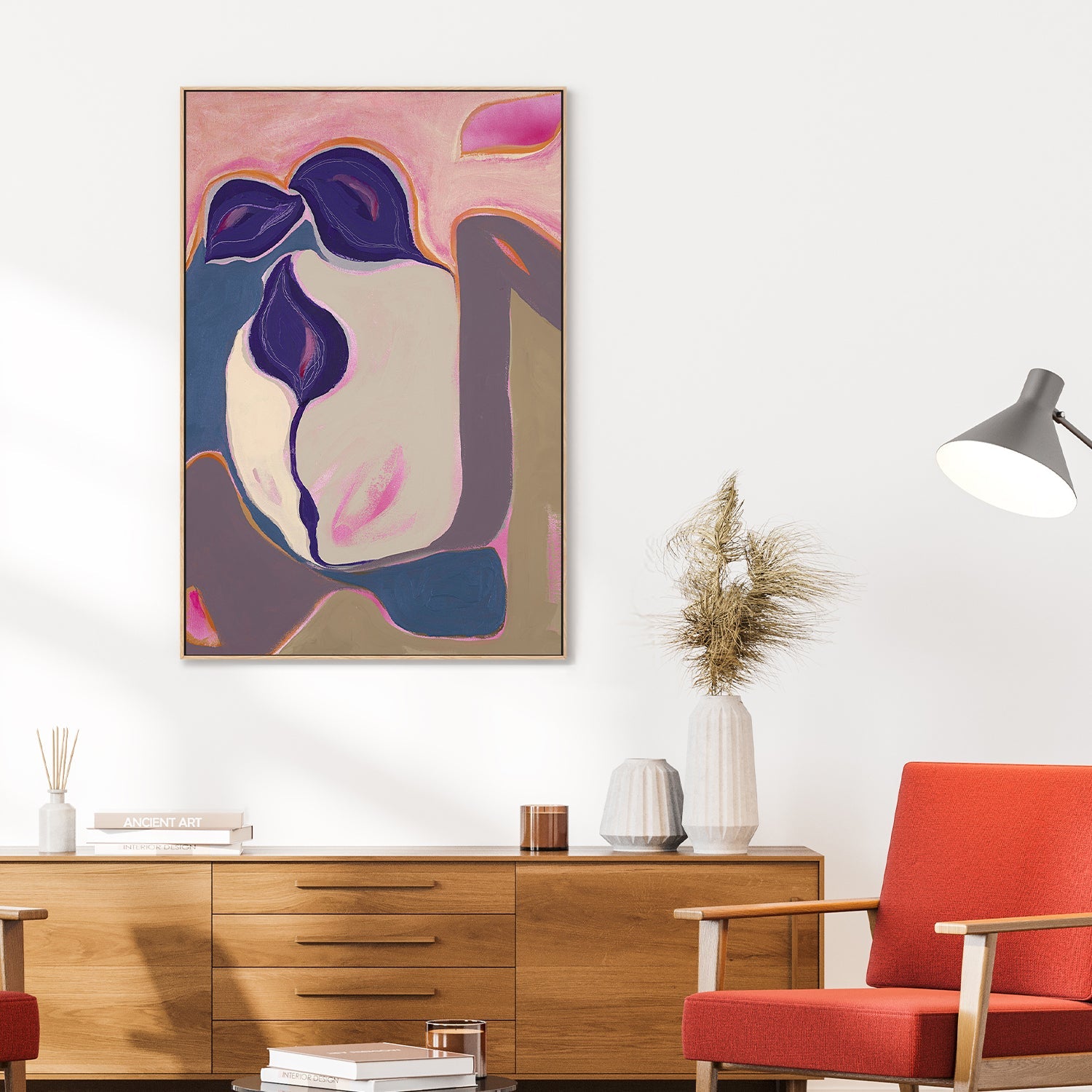 wall-art-print-canvas-poster-framed-Abstract Bloom, Style A , By Lynda Skye-2