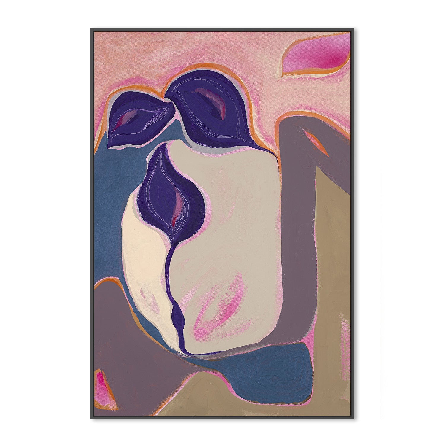 wall-art-print-canvas-poster-framed-Abstract Bloom, Style A , By Lynda Skye-3