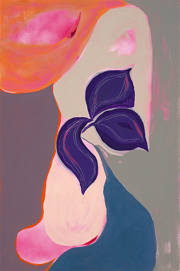 wall-art-print-canvas-poster-framed-Abstract bloom, Style B-1