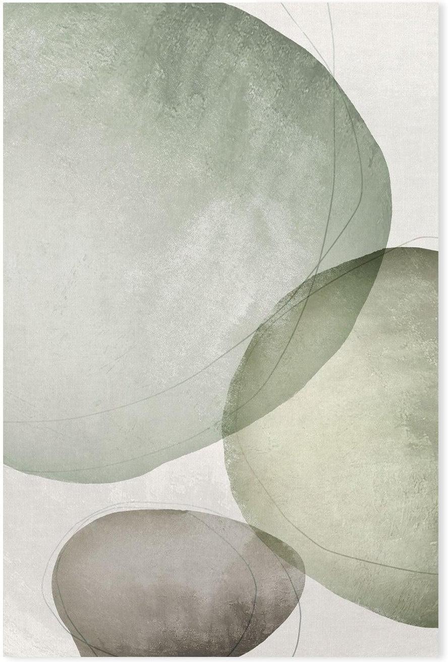 wall-art-print-canvas-poster-framed-Abstract Circles Sage-by-Dear Musketeer Studio-Gioia Wall Art