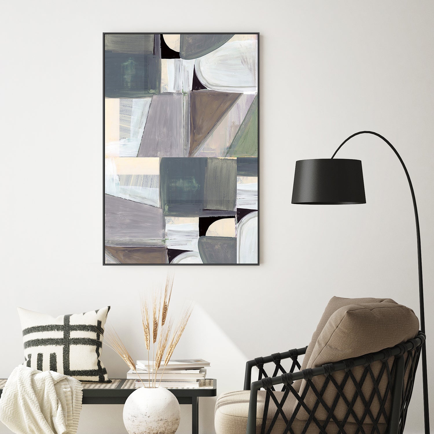 wall-art-print-canvas-poster-framed-Abstract Desaturate, Style A-7