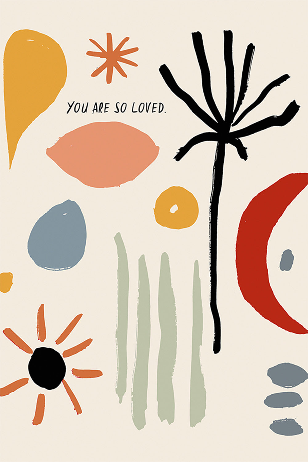 wall-art-print-canvas-poster-framed-Abstract Embrace-1