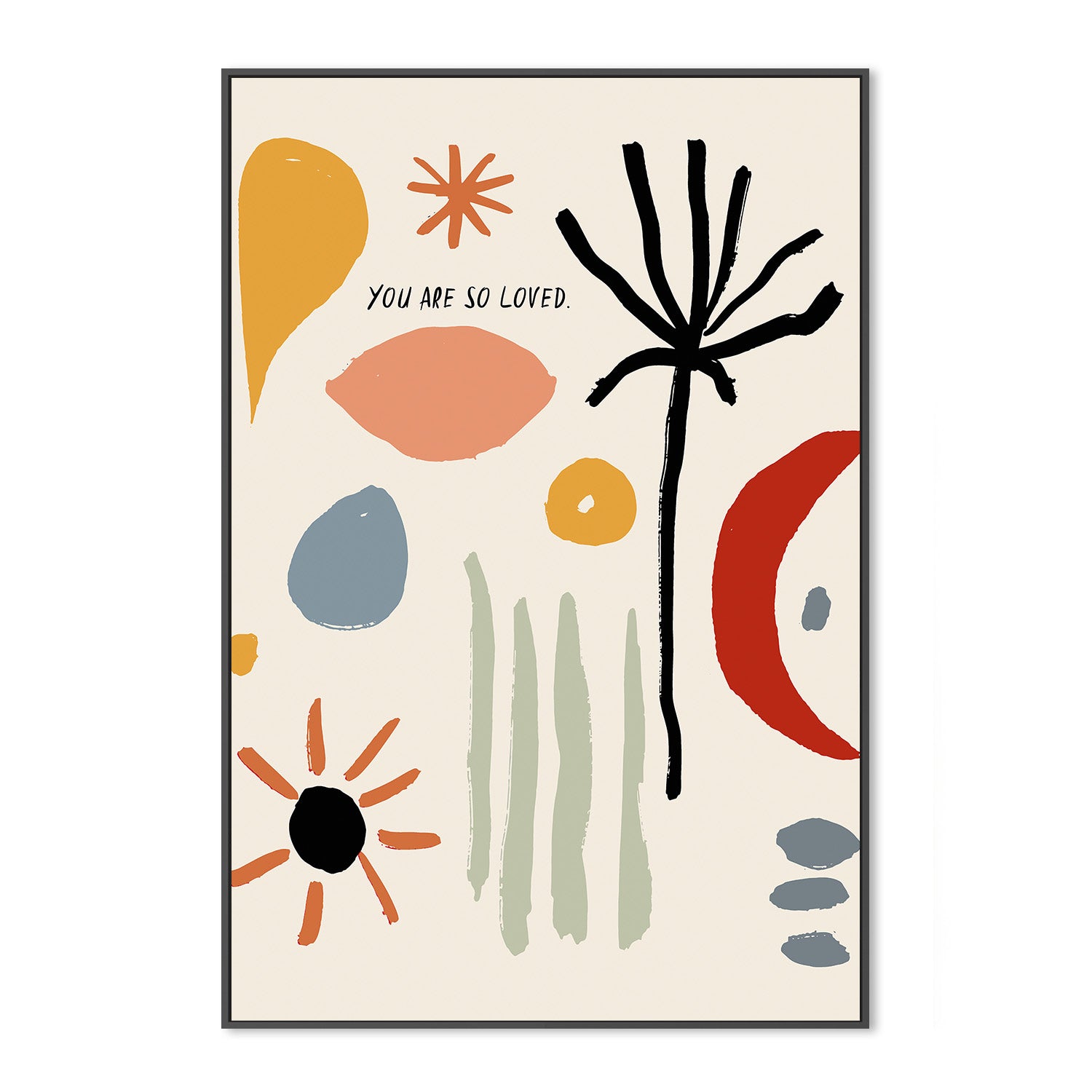 wall-art-print-canvas-poster-framed-Abstract Embrace-3