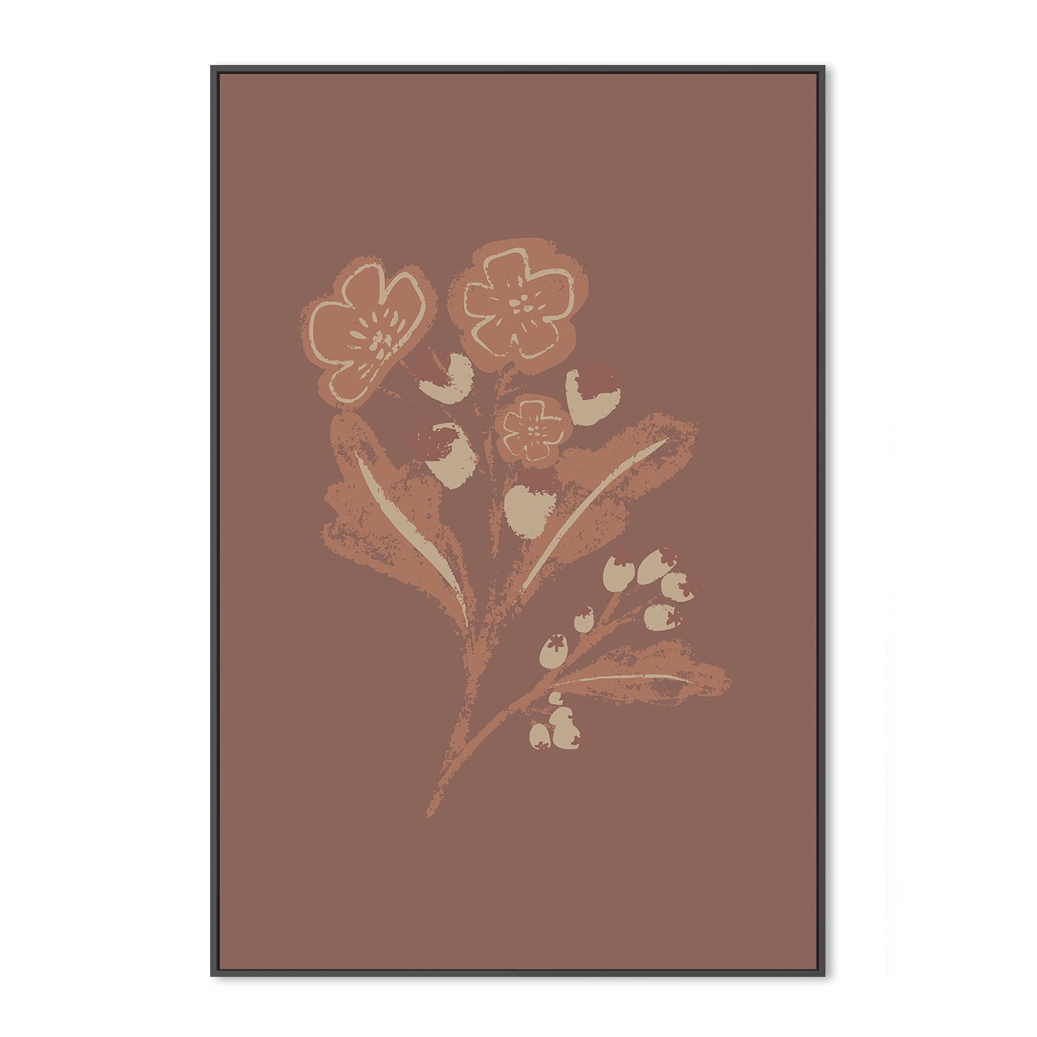 wall-art-print-canvas-poster-framed-Abstract Foliage Art , By Nikita Jariwala-3