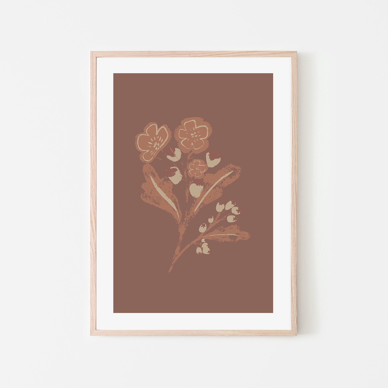 wall-art-print-canvas-poster-framed-Abstract Foliage Art , By Nikita Jariwala-6