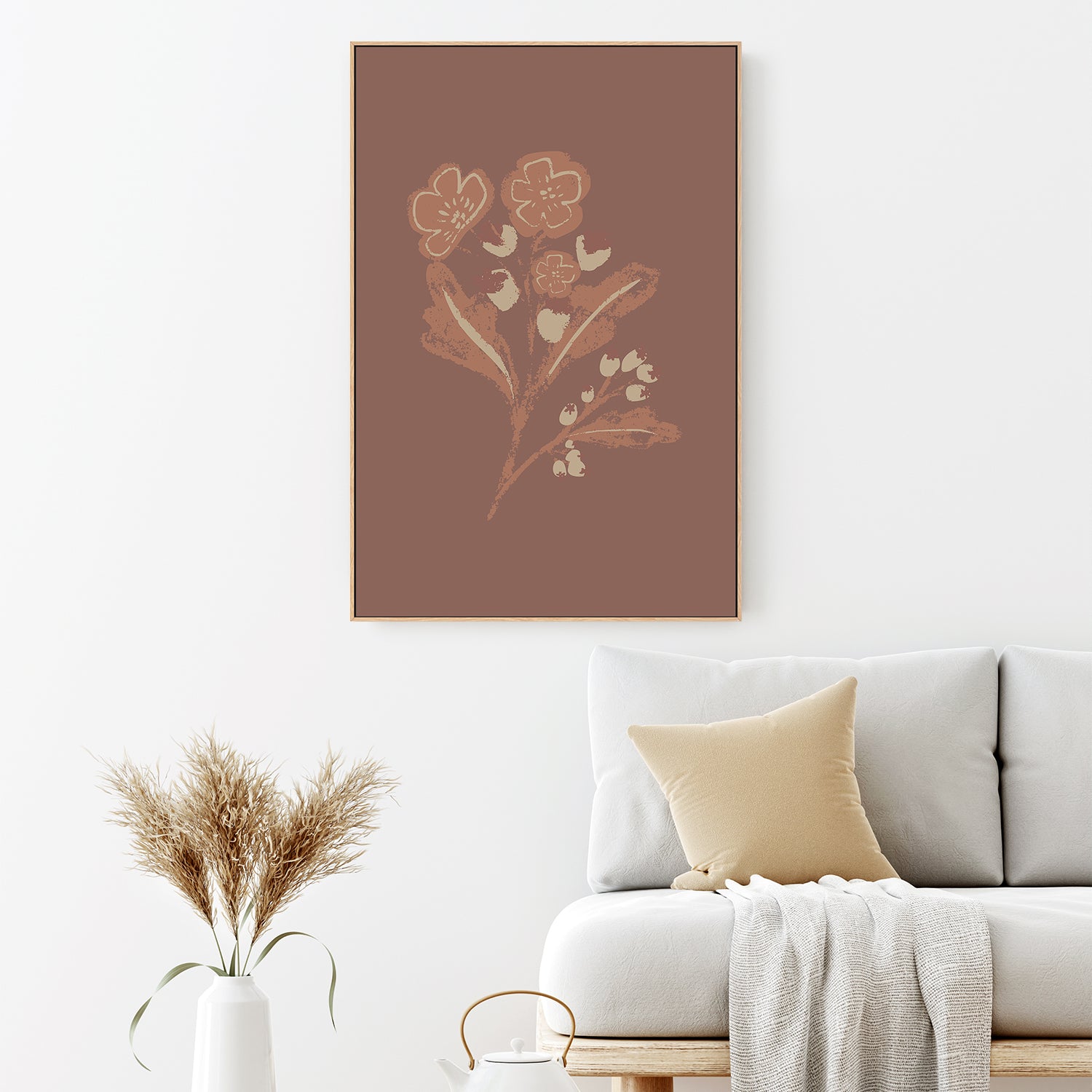 wall-art-print-canvas-poster-framed-Abstract Foliage Art , By Nikita Jariwala-7