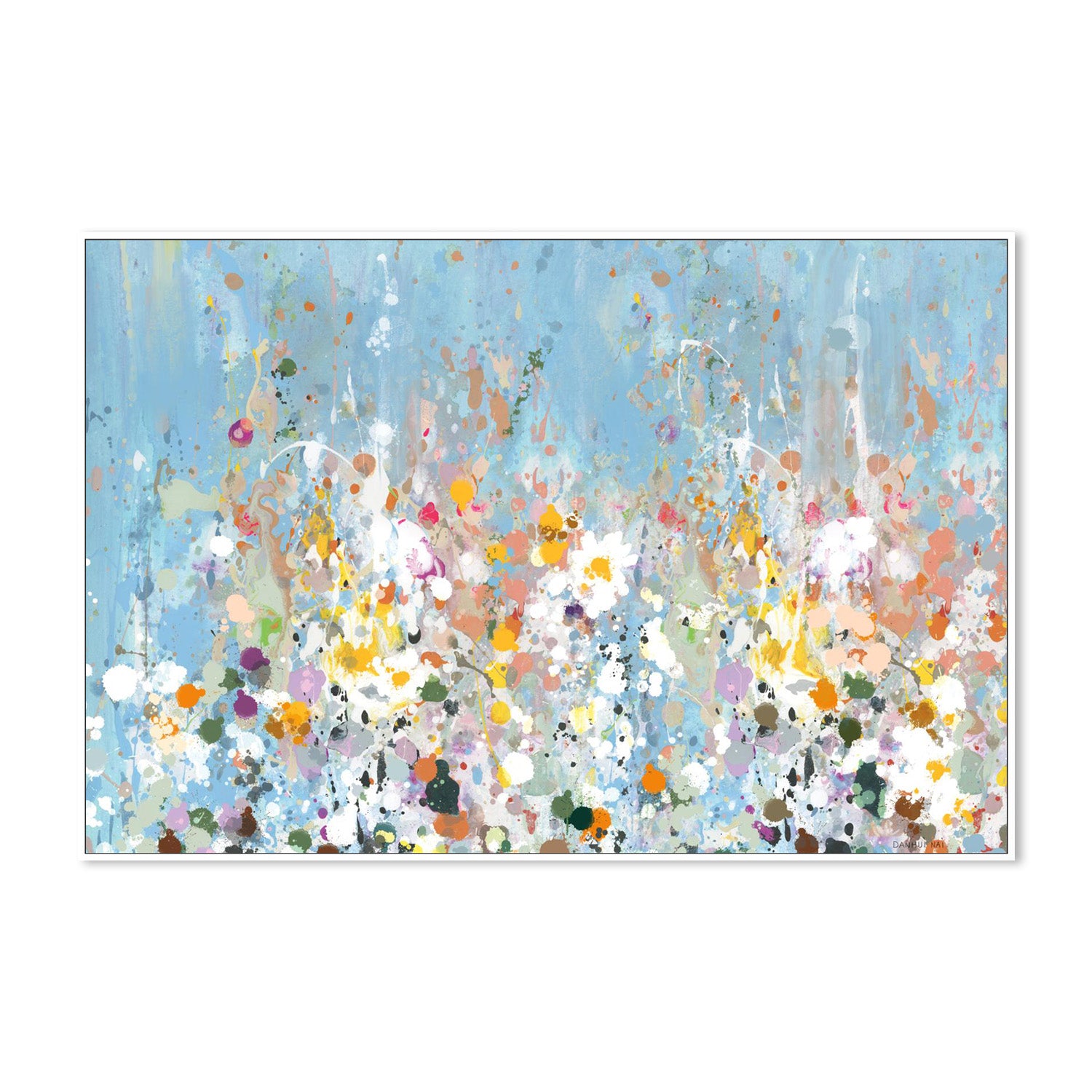 wall-art-print-canvas-poster-framed-Abstract Garden, Style A-5