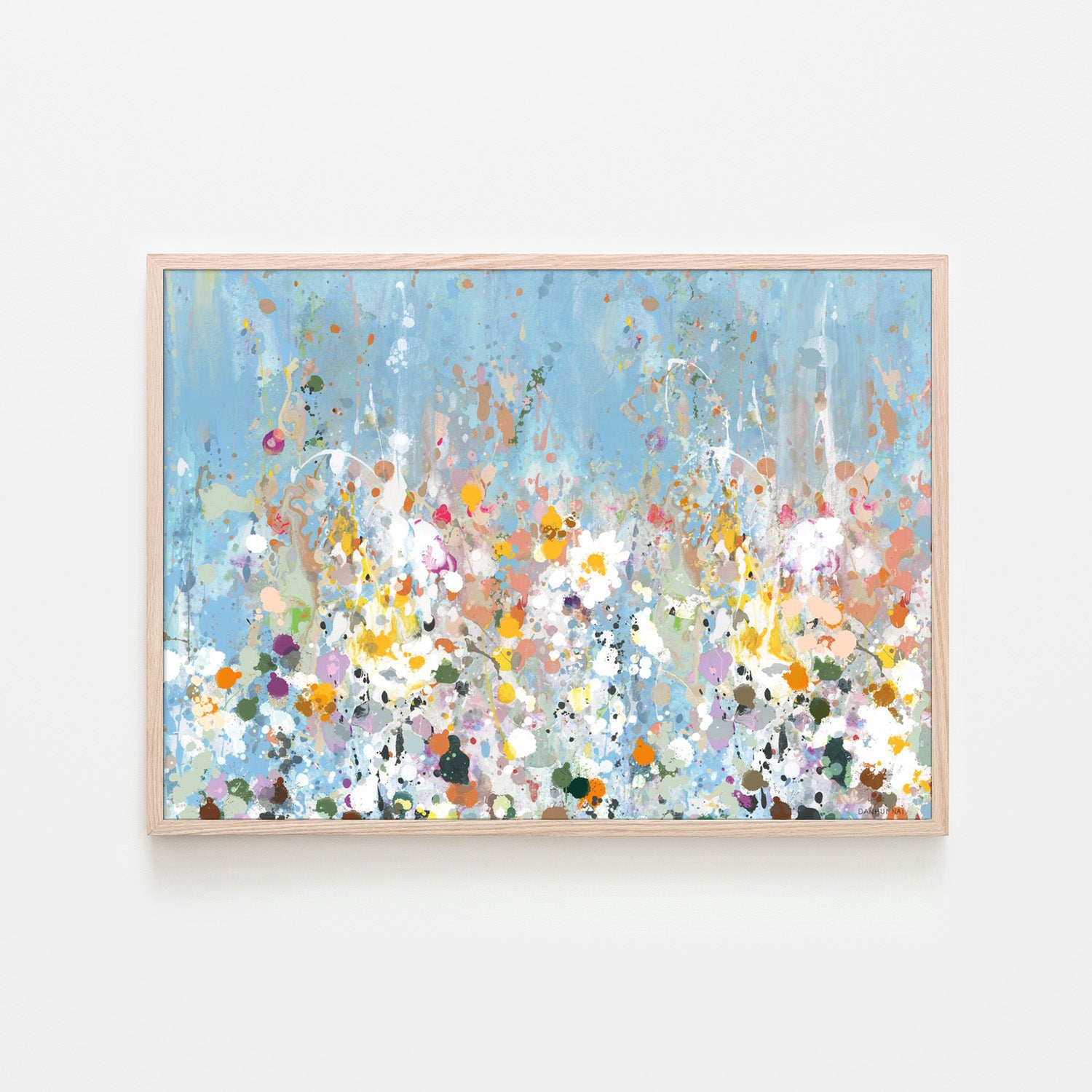 wall-art-print-canvas-poster-framed-Abstract Garden, Style A-6