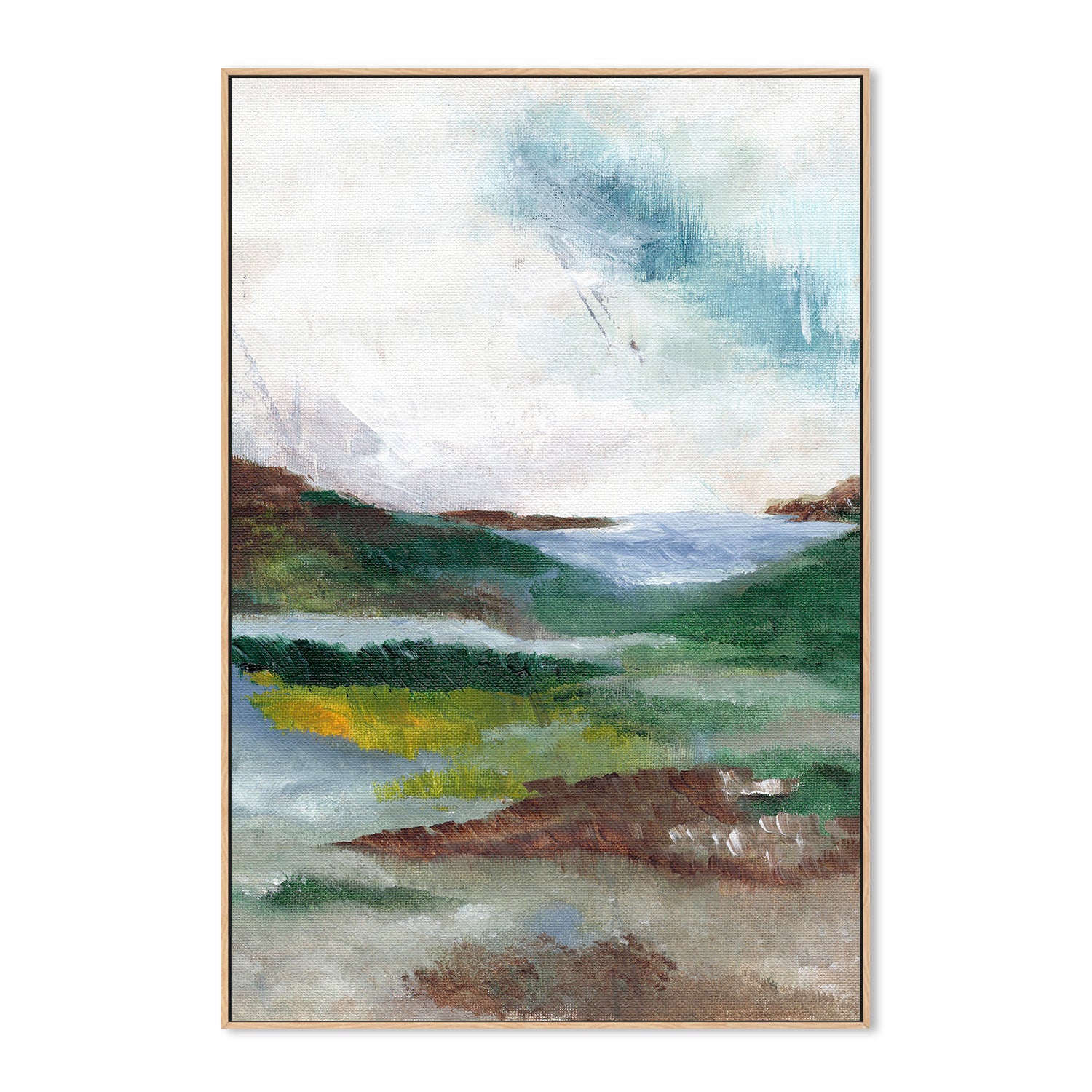 wall-art-print-canvas-poster-framed-Abstract Land , By Nikita Jariwala-4