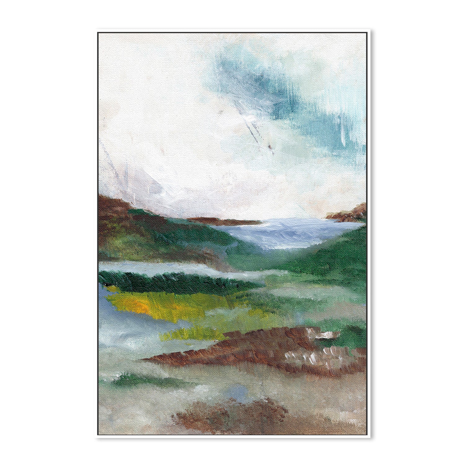wall-art-print-canvas-poster-framed-Abstract Land , By Nikita Jariwala-5
