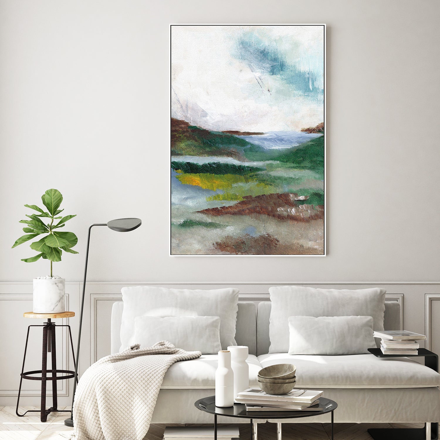 wall-art-print-canvas-poster-framed-Abstract Land , By Nikita Jariwala-7