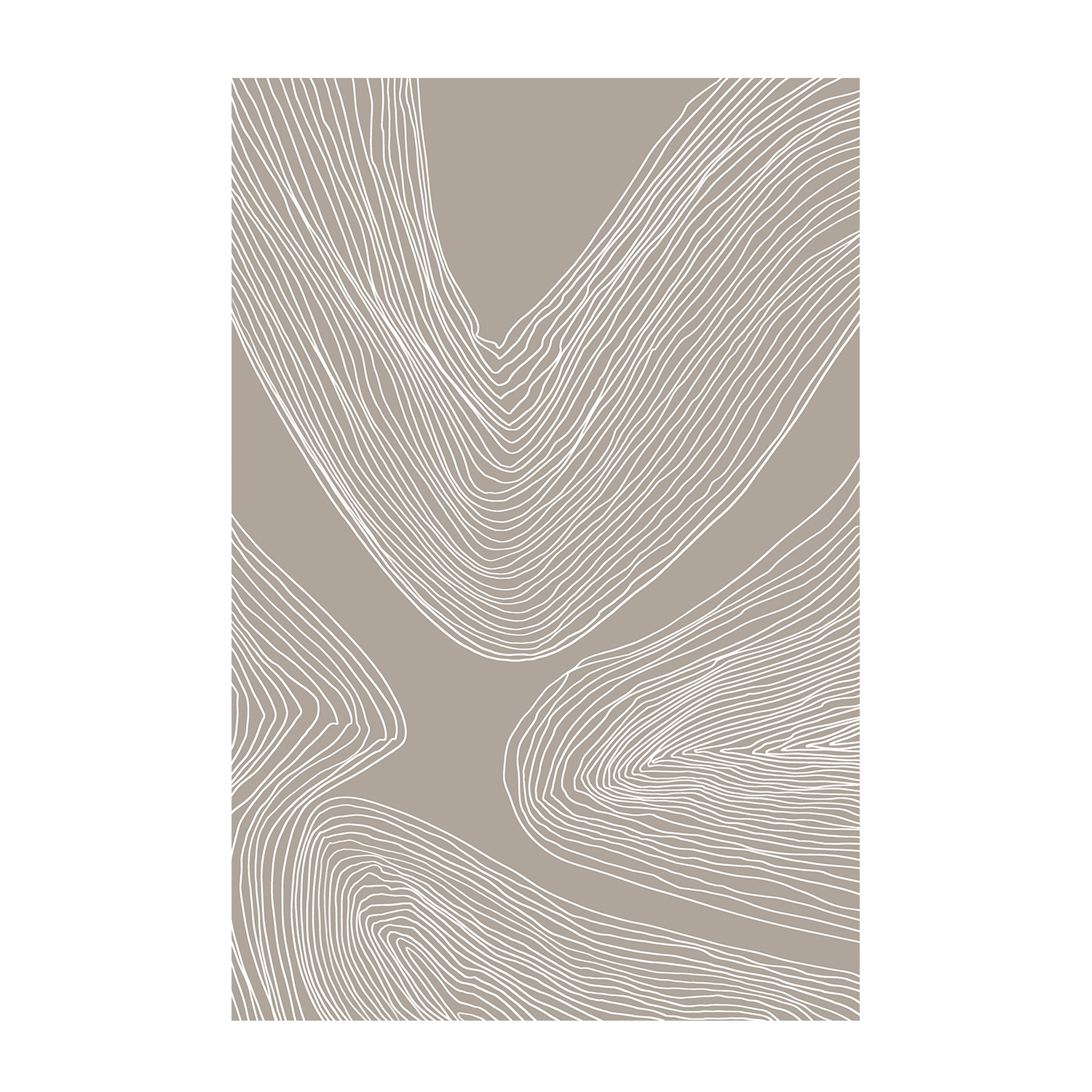 wall-art-print-canvas-poster-framed-Abstract Organic Lines & Flowing Contours Line Art, Set Of 2-9