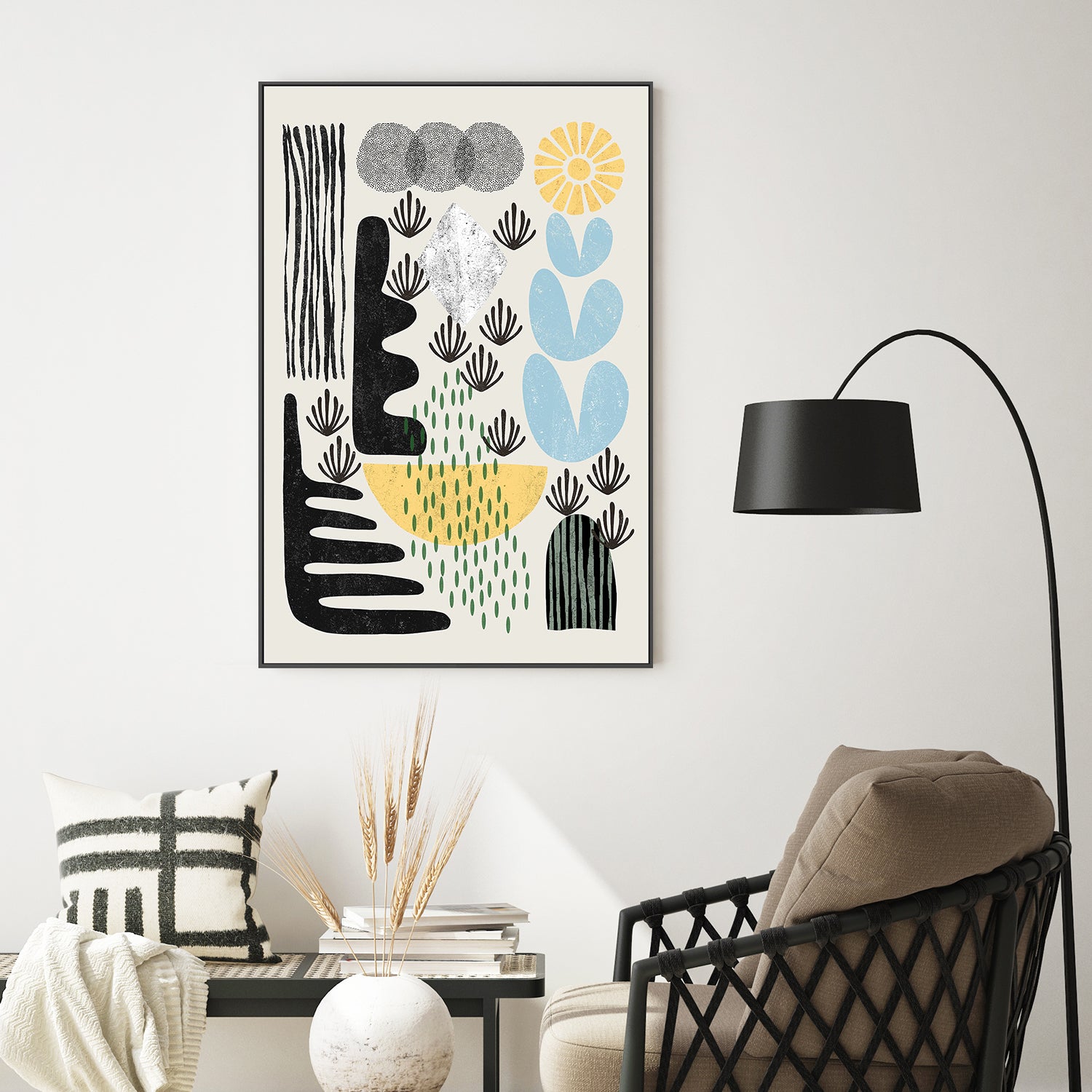 wall-art-print-canvas-poster-framed-Abstract, Style B-8