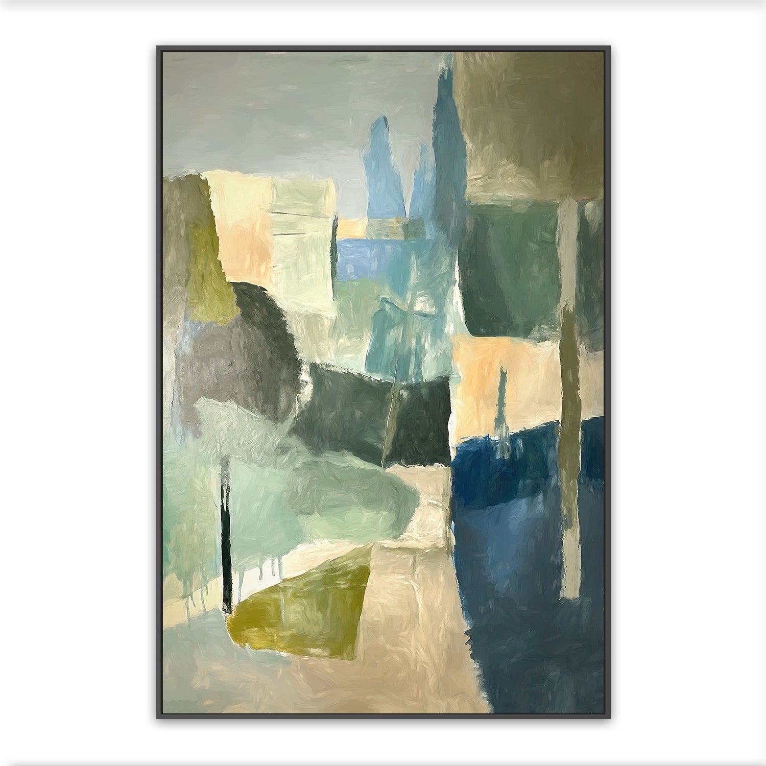 wall-art-print-canvas-poster-framed-Abstract Tree Scape , Style A, By Accent Art Studio , By Accent Art Studio-3