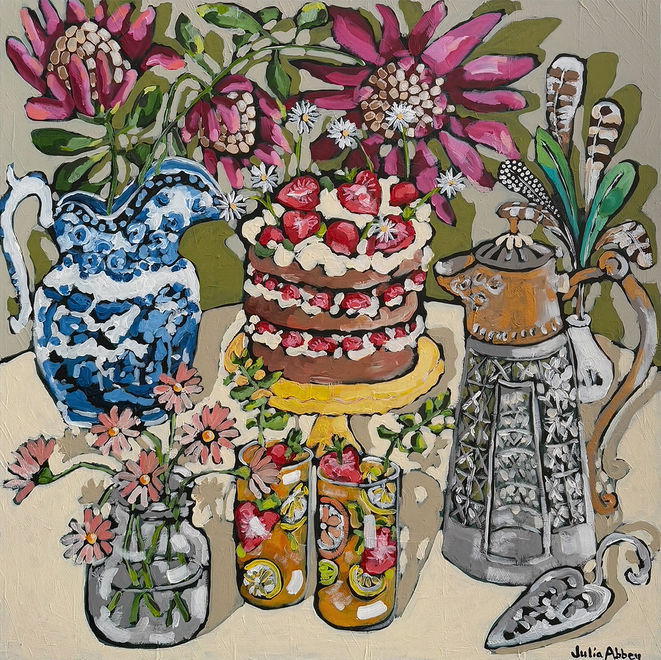 wall-art-print-canvas-poster-framed-Afternoon Pimms , By Julia Abbey-1