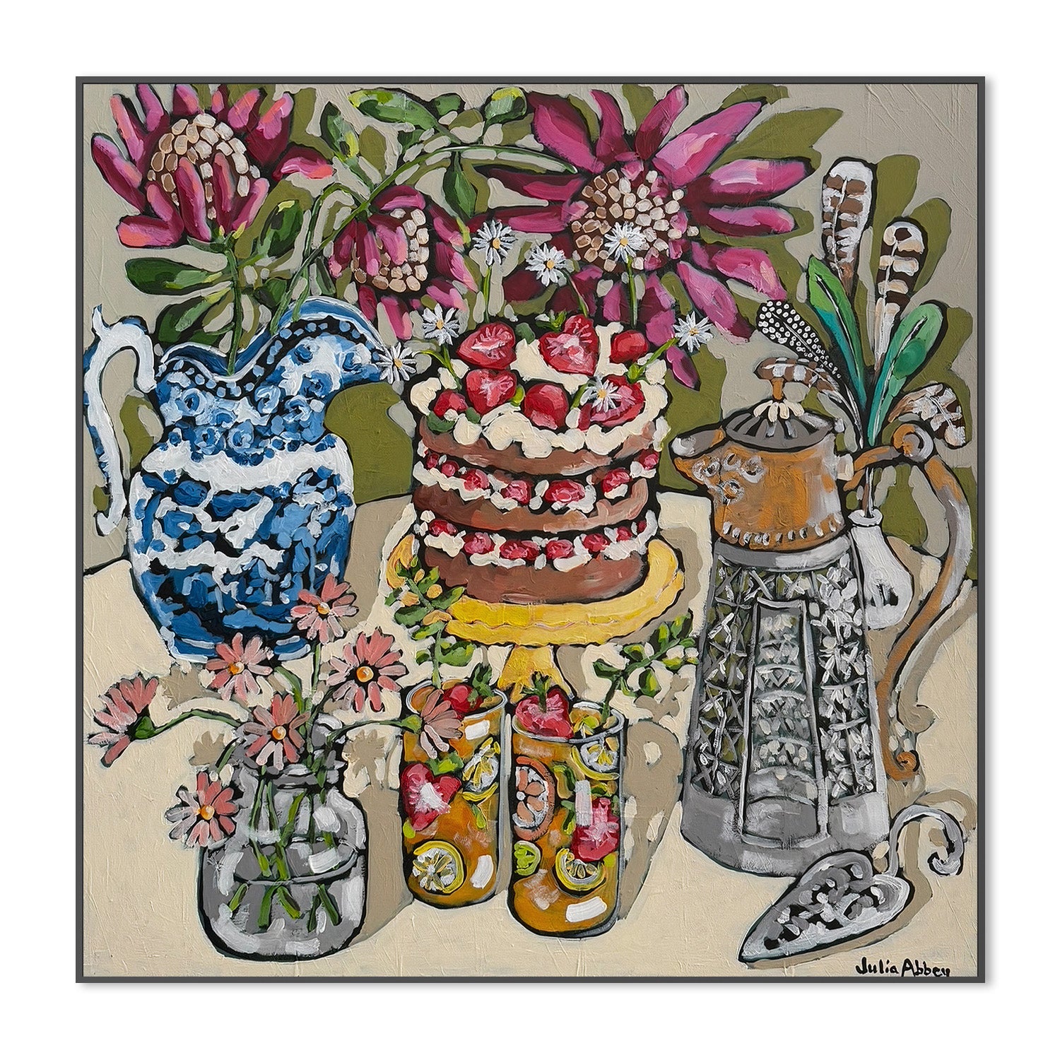 wall-art-print-canvas-poster-framed-Afternoon Pimms , By Julia Abbey-3