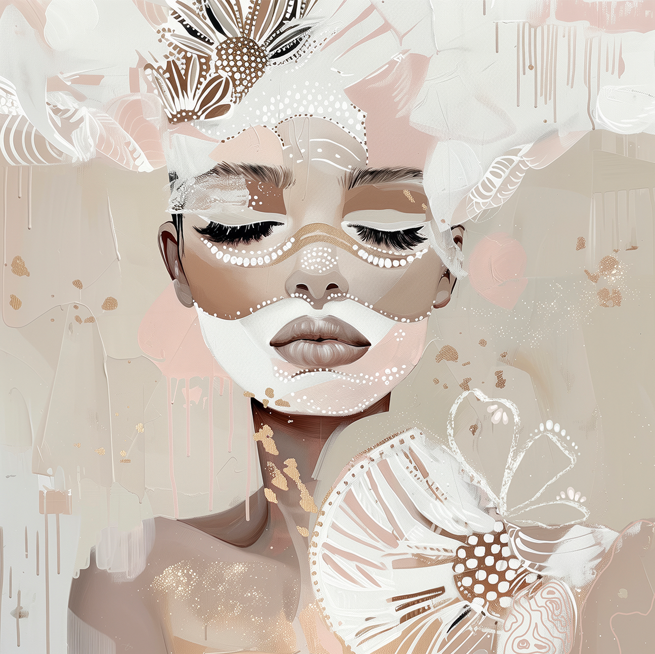 wall-art-print-canvas-poster-framed-Aiyana , By Bella Eve-1