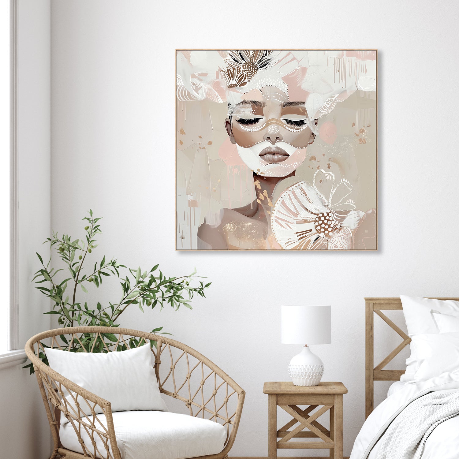 wall-art-print-canvas-poster-framed-Aiyana , By Bella Eve-2
