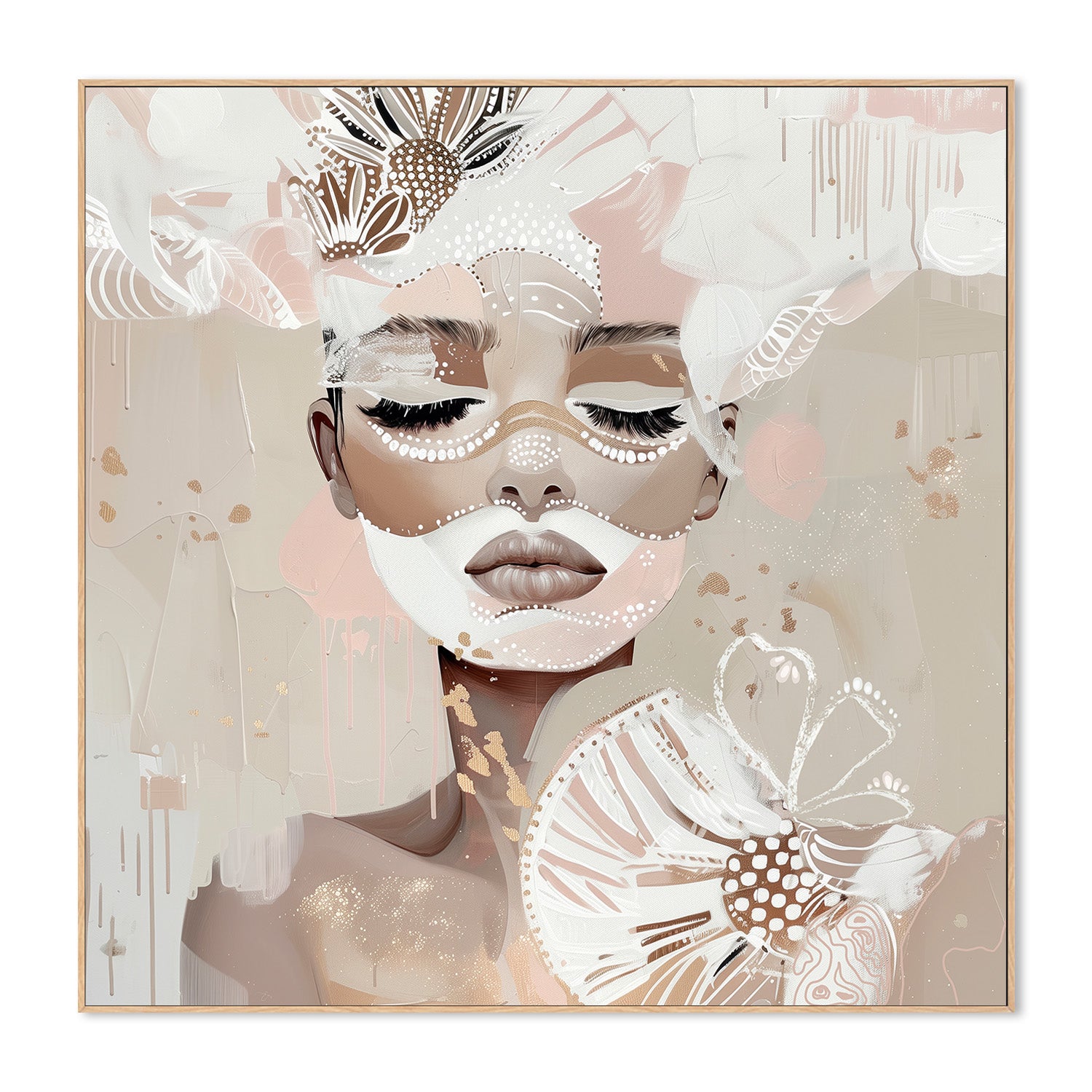 wall-art-print-canvas-poster-framed-Aiyana , By Bella Eve-4