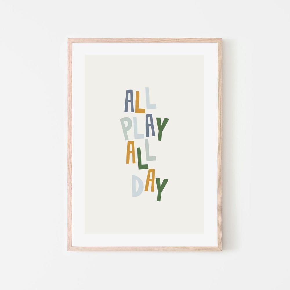 wall-art-print-canvas-poster-framed-All Play All Day , By Menina Lisboa-6