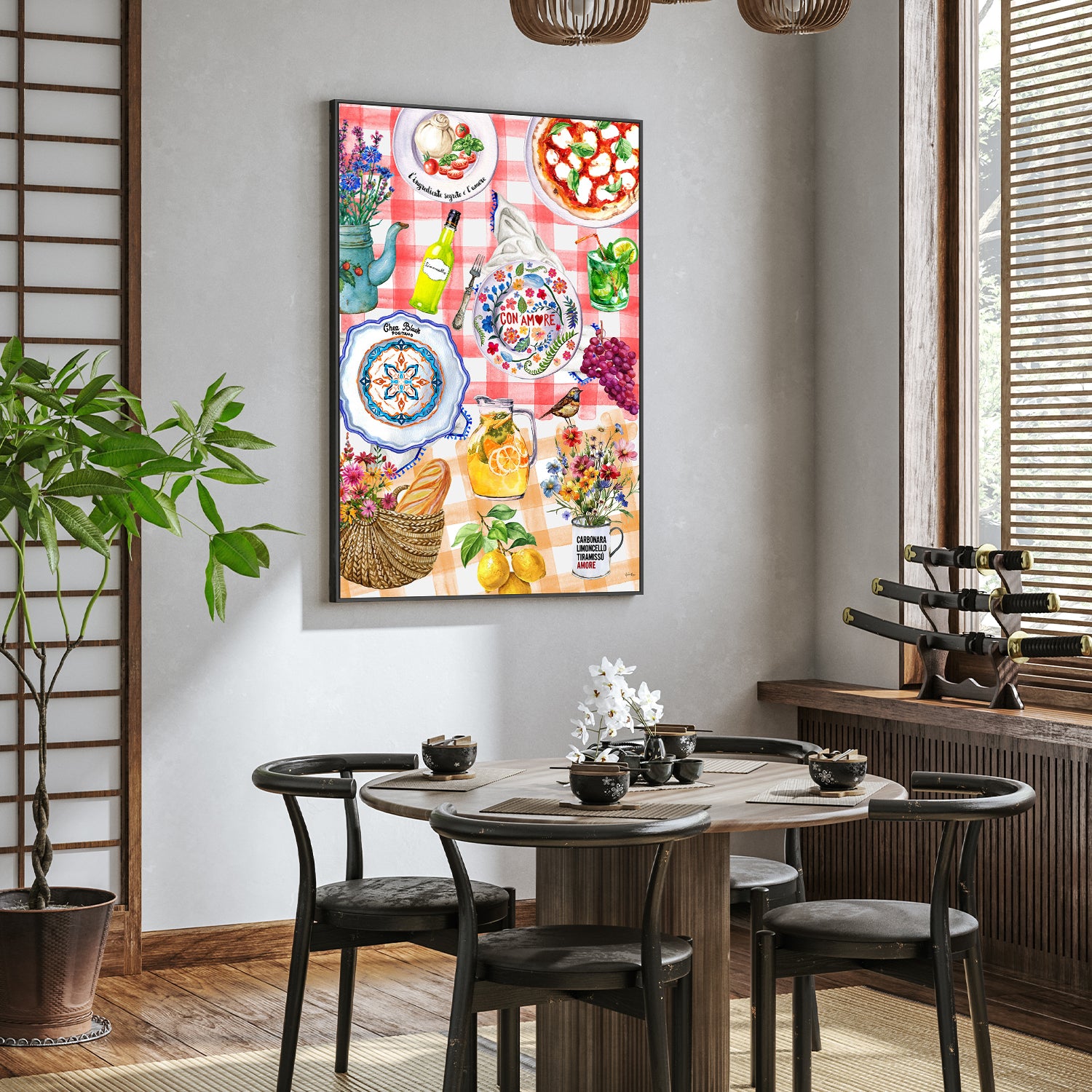 wall-art-print-canvas-poster-framed-amalfi coast-7